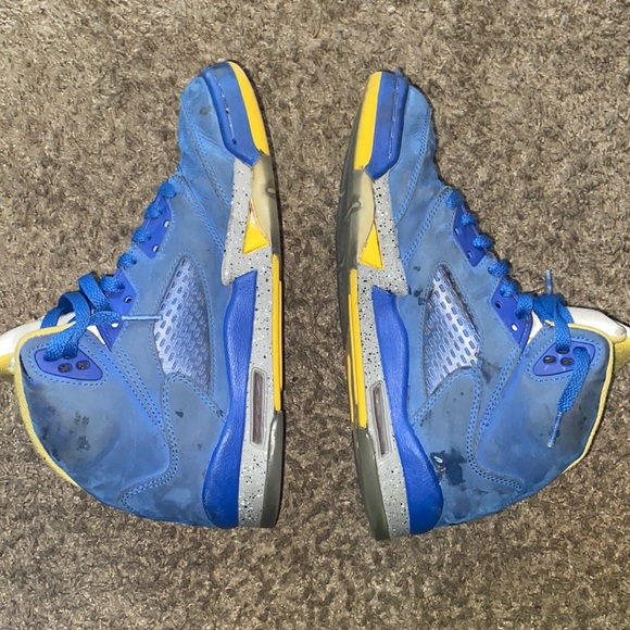 Jordan 5 RETRO LANEY VARISTY ROYAL (GS) 18’ - Picture 3 of 6